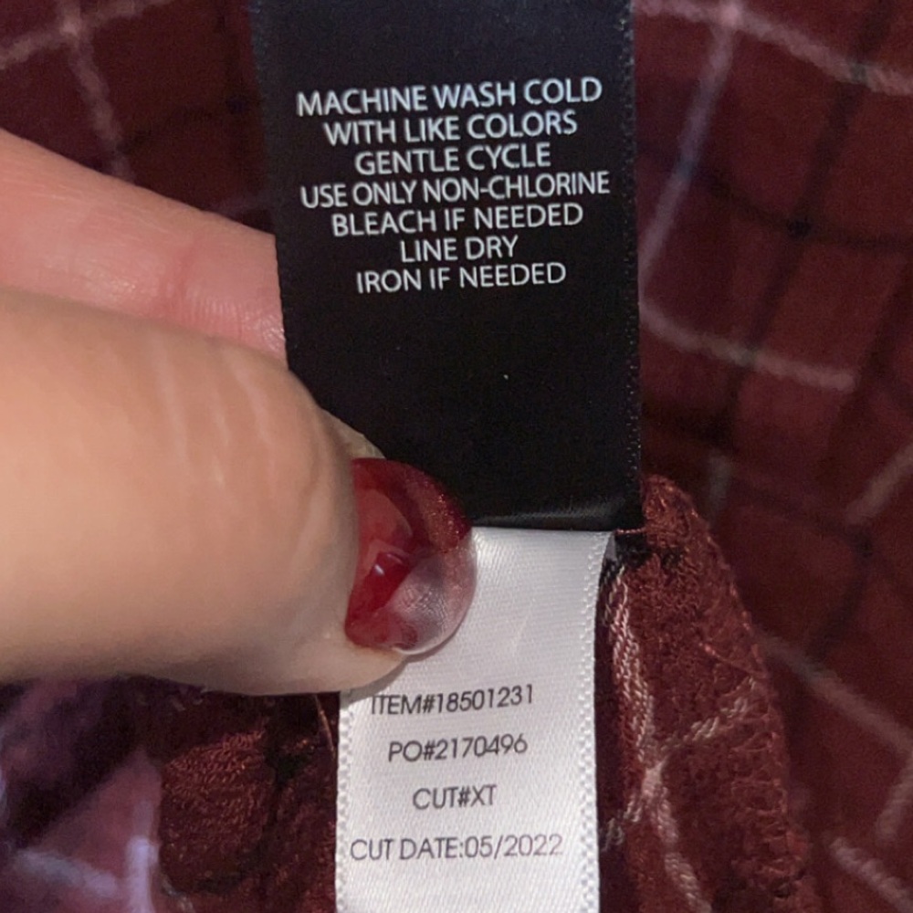 Torrid- Brown Plaid Women's Top - Picture 8 of 9